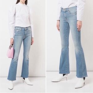 MOTHER Sky Blue Flare Jeans